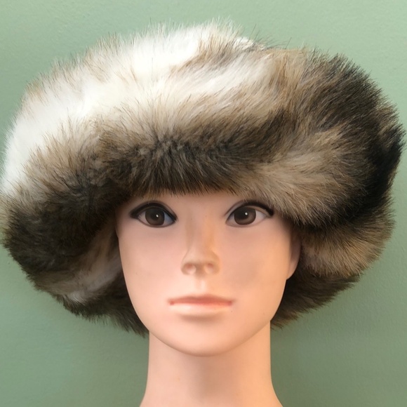 Faux Fur Hat Winter Bucket Brown main image 6